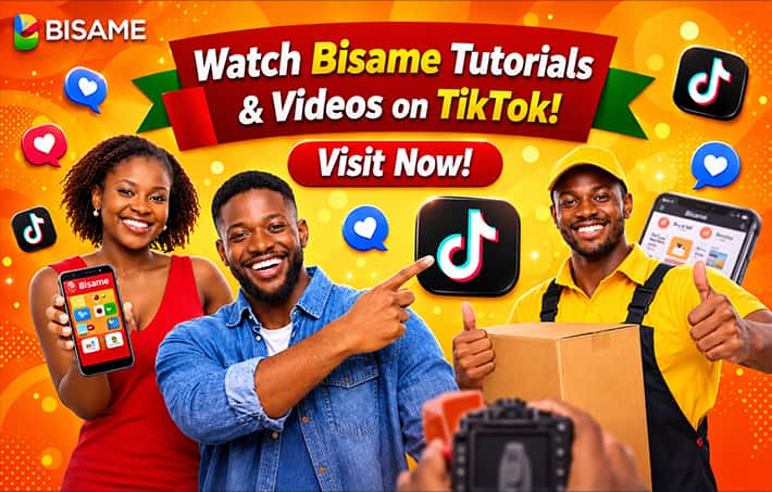 Bisame TikTok Banner